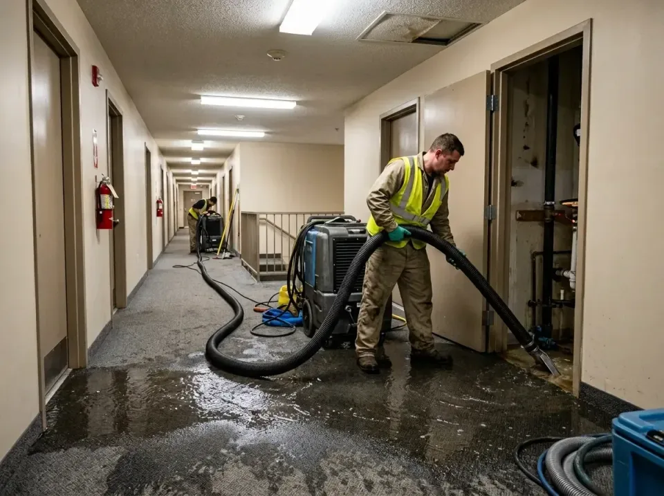 multi-unit-apartment-hallway-f-005 — frequently asked questions, Emergency Burst Pipe Water Extraction & Removal in Eatonvil…